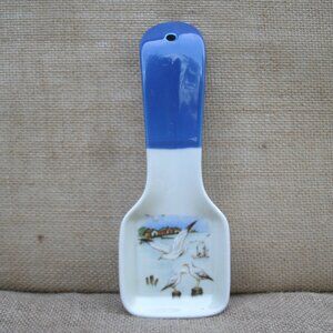 Vintage Otagiri Seagull Stoneware Spoon Rest